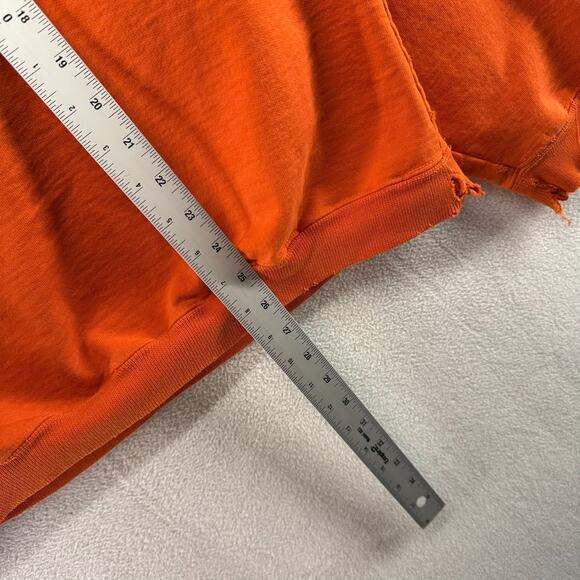 Vintage Illinois Fighting Illini Sweatshirt Men's XL Orange Distressed Boxy y2k - Picture 6 of 13